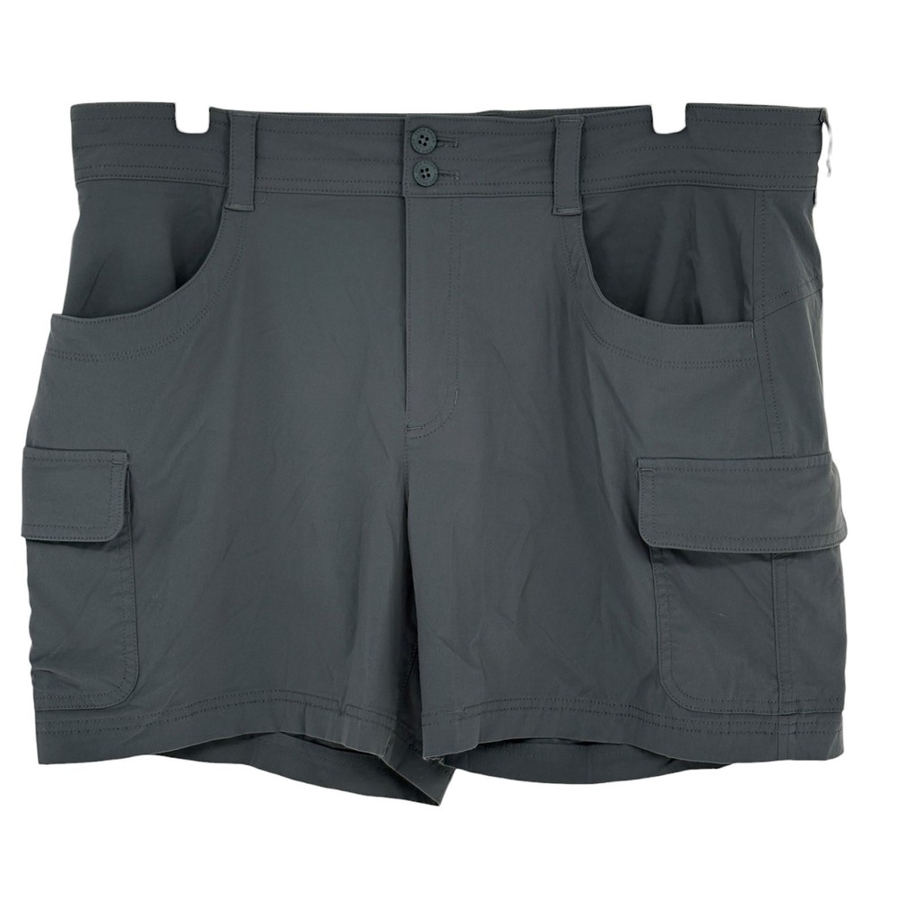 Eddie Bauer Shorts Gray First Ascent Travex Cargo‎ Hiking Women 16
